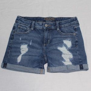 Arizona Ripped Jean Shorts Size 5